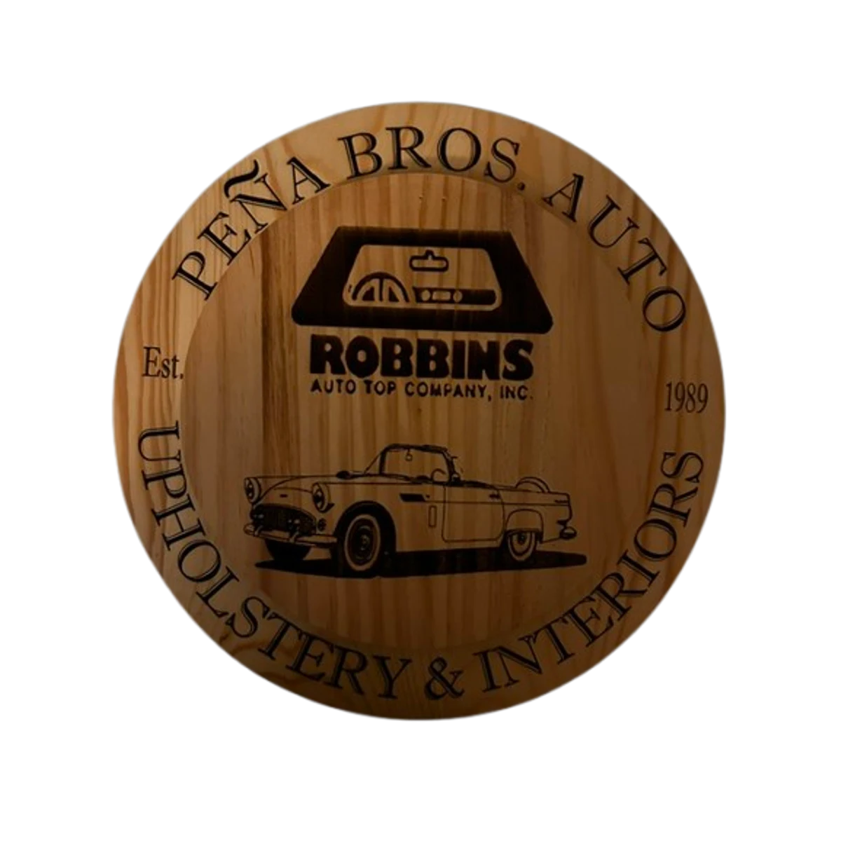 Backlit Spinner Wheel — Business Logo