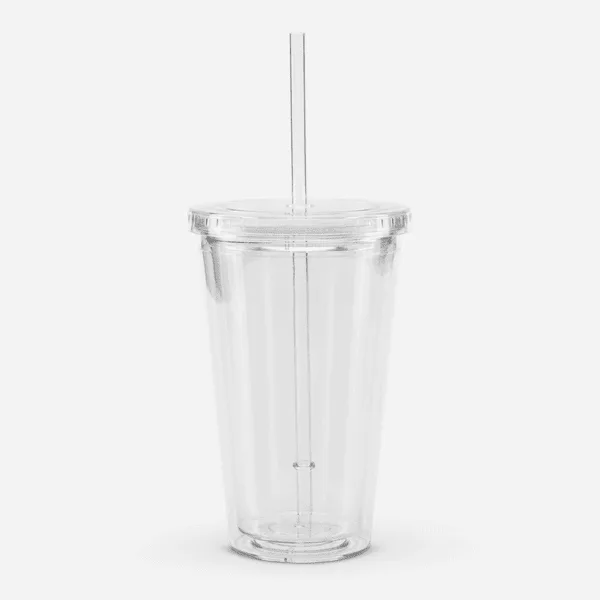 Clear Double-Wall Tumbler (16oz)