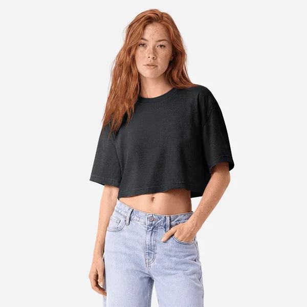 Women's Garment-Dye Cropped Tee