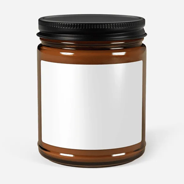 Scented Soy Candle (Amber Jar)