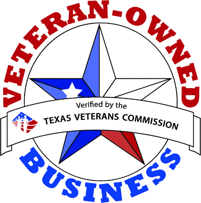 Veteran-Owned Business โ verified by the Texas Veterans Commission